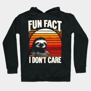 Slothful Sunrise Sarcasm Hoodie